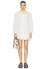 Isabel Marant Gyliane Dress in White, view 1, click to view large image.