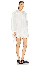 Isabel Marant Gyliane Dress in White, view 2, click to view large image.