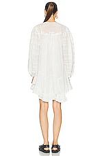 Isabel Marant Gyliane Dress in White, view 3, click to view large image.