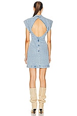 Isabel Marant Nina Dress in Light Blue, view 4, click to view large image.