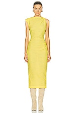 Isabel Marant Franzy Dress in Yellow, view 1, click to view large image.
