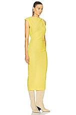 Isabel Marant Franzy Dress in Yellow, view 2, click to view large image.