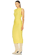 Isabel Marant Franzy Dress in Yellow, view 3, click to view large image.