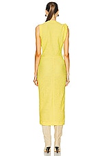 Isabel Marant Franzy Dress in Yellow, view 4, click to view large image.