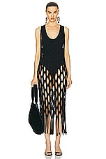 Isabel Marant Liz Dress in Black, view 1, click to view large image.
