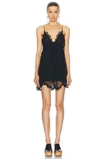 Isabel Marant Virginia Dress in Black, view 1, click to view large image.