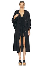 Isabel Marant Virginia Dress in Black, view 4, click to view large image.