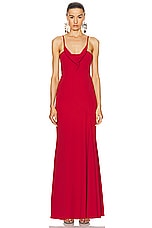 Isabel Marant Kapri Dress in Scarlet Red, view 1, click to view large image.