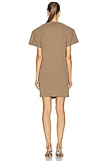 Isabel Marant Silvane Dress in Khaki, view 5, click to view large image.
