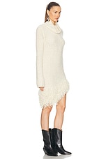 Isabel Marant Meloe Dress in Ecru, view 2, click to view large image.