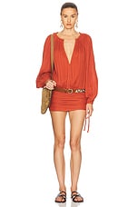 オールインワン・サロペット Isabel Marant 'Jaoni' Dress Isabel Marant Jaoni Dress in Burnt Orange | FWRD