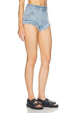 Isabel Marant Eneidao Short in Ice Blue, view 2, click to view large image.