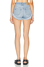 Isabel Marant Eneidao Short in Ice Blue, view 3, click to view large image.