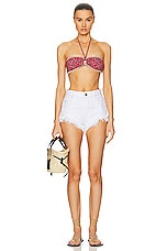 Isabel Marant Eneidao Short in White, view 4, click to view large image.