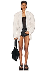 Isabel Marant Leslie Short in Black, view 4, click to view large image.