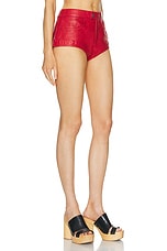 Isabel Marant Leslie Short in Scarlet Red, view 2, click to view large image.