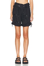 Isabel Marant Heidi Short in Faded Black, view 1, click to view large image.