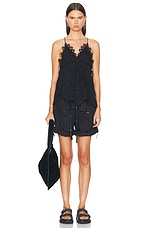 Isabel Marant Heidi Short in Faded Black, view 4, click to view large image.