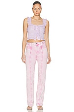 Isabel Marant Vokayae Pant in Light Pink, view 4, click to view large image.