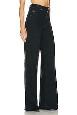 Isabel Marant Noldy Wide Leg in Black, view 2, click to view large image.