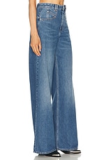 Isabel Marant Lemony Wide Leg in Blue, view 2, click to view large image.
