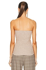 Isabel Marant Blaze Lambswool Sweater in Beige, view 3, click to view large image.