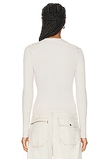 Isabel Marant Zelie Knit Top in Ecru, view 3, click to view large image.