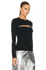 Isabel Marant Gio Sweater in Black, view 2, click to view large image.