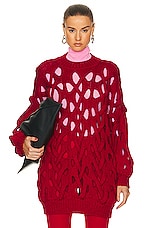 Isabel Marant Ella Sweater in Red, view 1, click to view large image.