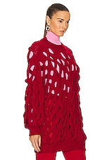Isabel Marant Ella Sweater in Red, view 2, click to view large image.