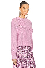 Isabel Marant Yandra Sweater in Light Pink, view 2, click to view large image.