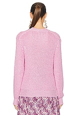 Isabel Marant Yandra Sweater in Light Pink, view 3, click to view large image.