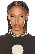 Isabel Marant Ras Du Cou Choker Necklace in Silver, view 2, click to view large image.