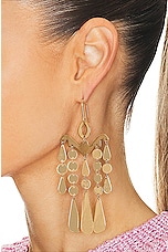 Isabel Marant Malina Earrings in Gold, view 2, click to view large image.