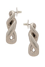 Isabel Marant Boucle D'oreill Earrings in Silver, view 3, click to view large image.