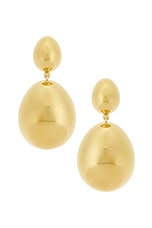 Isabel Marant Boucle D'Oreill Drop Earrings in Dore, view 1, click to view large image.