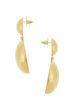 Isabel Marant Boucle D'Oreill Drop Earrings in Dore, view 3, click to view large image.