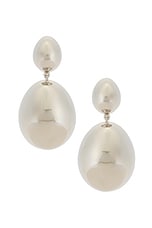 Isabel Marant Boucle D'Oreill Drop Earrings in Silver, view 1, click to view large image.