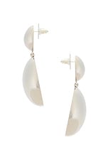 Isabel Marant Boucle D'Oreill Drop Earrings in Silver, view 3, click to view large image.