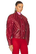 Isabel Marant Chady Jacket in Magenta, view 3, click to view large image.