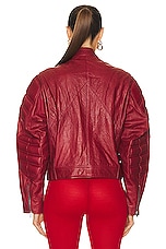 Isabel Marant Chady Jacket in Magenta, view 4, click to view large image.