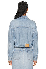 Isabel Marant Tadia Denim Jacket in Ice Blue, view 3, click to view large image.