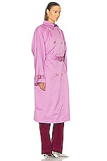 Isabel Marant Edenna Trench Coat in Lilac, view 3, click to view large image.