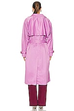 Isabel Marant Edenna Trench Coat in Lilac, view 4, click to view large image.