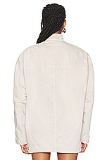 Isabel Marant Ikena Jacket in Ecru, view 4, click to view large image.