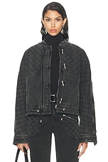 Isabel Marant Celiany Jacket in Dark Grey, view 1, click to view large image.