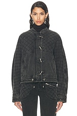 Isabel Marant Celiany Jacket in Dark Grey, view 2, click to view large image.