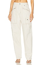 Isabel Marant Paciane Pant in Ecru, view 1, click to view large image.