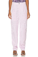 Isabel Marant Nilma Pant in Pink, view 1, click to view large image.
