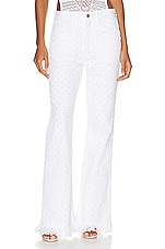 Isabel Marant Alvira Pant in White, view 1, click to view large image.